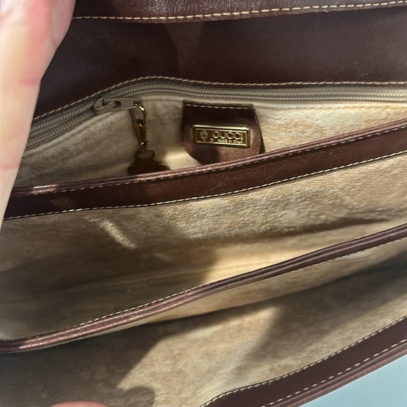 Gucci micro gg web brown vintage authentic crossbody - Picture 7 of 12